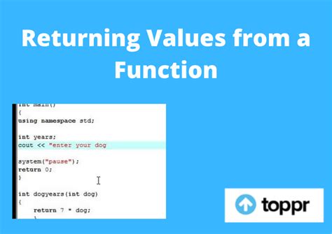 kwarata return chapter 5|Function Return Value .